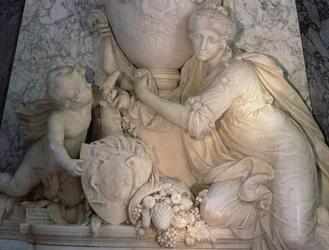 Denkmal für den Earl of Effingham, 1796 Marmor (Detail)